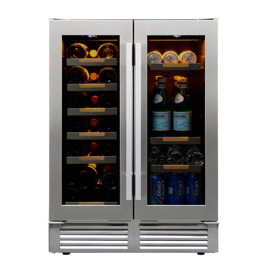 Avanti ELITE Series Side-by-Side Wine and Beverage Center WBE1956Z3S I Luxury Appliances Direct