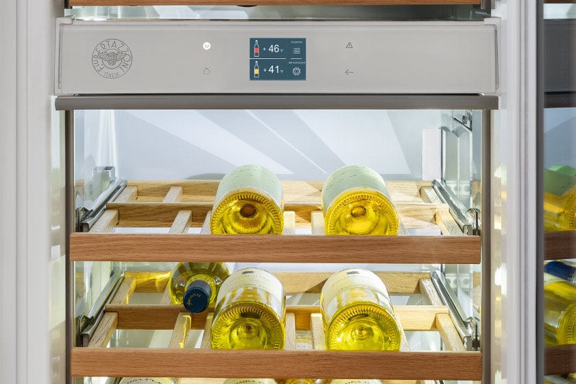 Bertazzoni 18 inch Left Swing Door Built-in Wine Cellar Column REF18WCPRL/23 I Luxury Appliances Direct