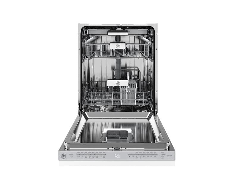 Bertazzoni 24 inch Tall Tub Dishwasher With 16 Place Settings and 8 Wash Cycles DW24T3IPT I Luxury Appliances Direct