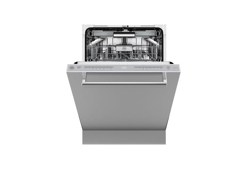 Bertazzoni 24 inch Stainless Steel Tall Tub Dishwasher With 16 Place Settings and 8 Wash Cycles DW24T3IXT I Luxury Appliances Direct