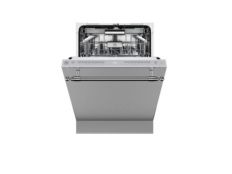 Bertazzoni 24 inch Stainless Steel Tall Tub Dishwasher With 16 Place Settings and 8 Wash Cycles DW24T3IXT I Luxury Appliances Direct