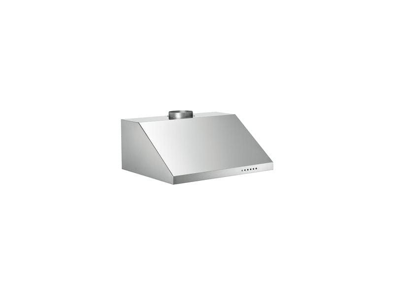 Bertazzoni 24 inch Stainless Steel Wall Mount Canopy Hood With 600 CFM Motor KU24PRO1X/14 I Luxury Appliances Direct