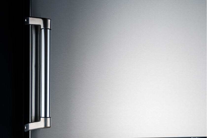 Bertazzoni 31 inch Reversible Door Stainless Steel Freestanding Refrigerator REF31BMFIX I Luxury Appliances Direct