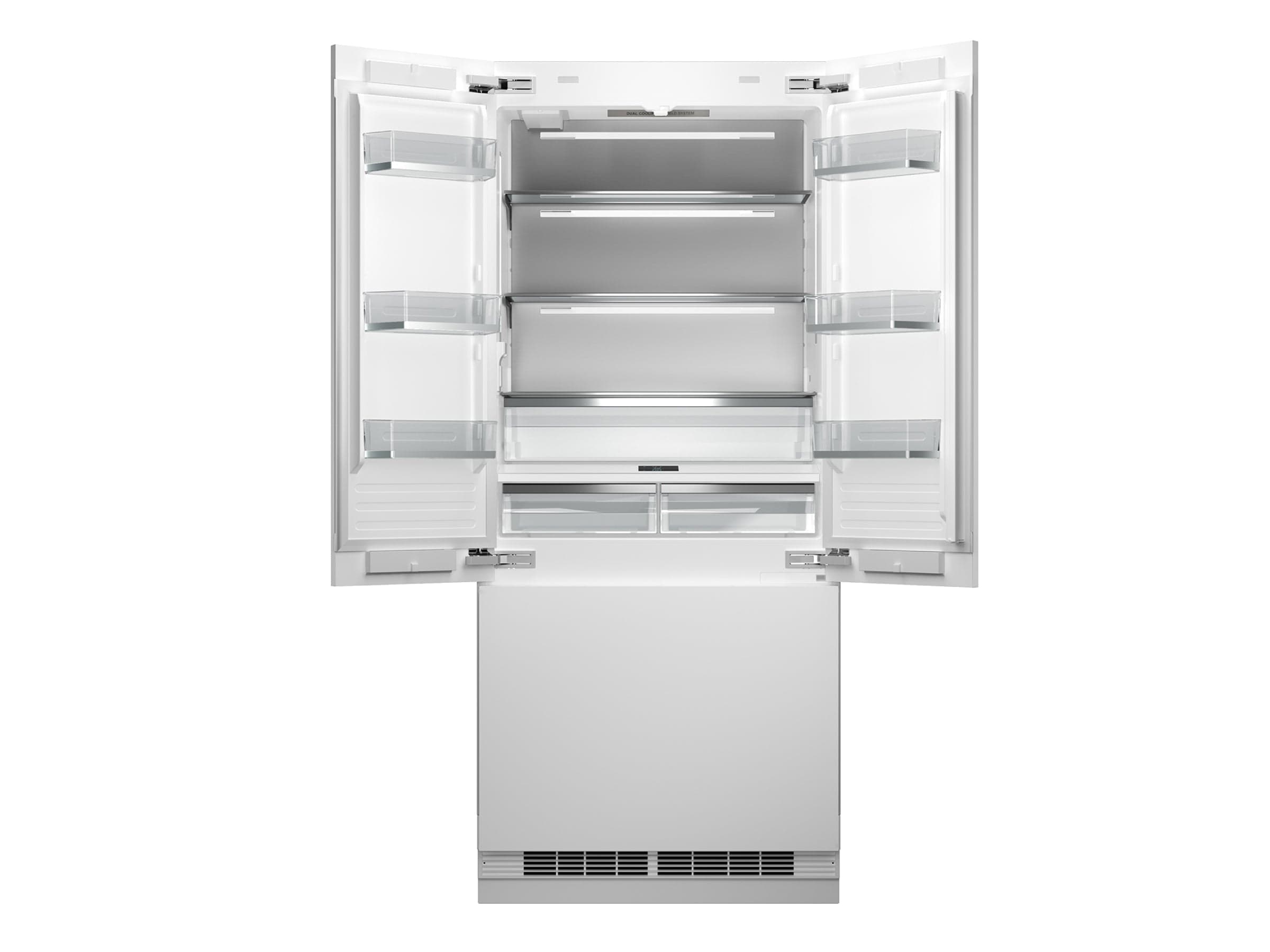Bertazzoni 36 inch Built-In French Door Refrigerator REF36FDBZPNV I Luxury Appliances Direct