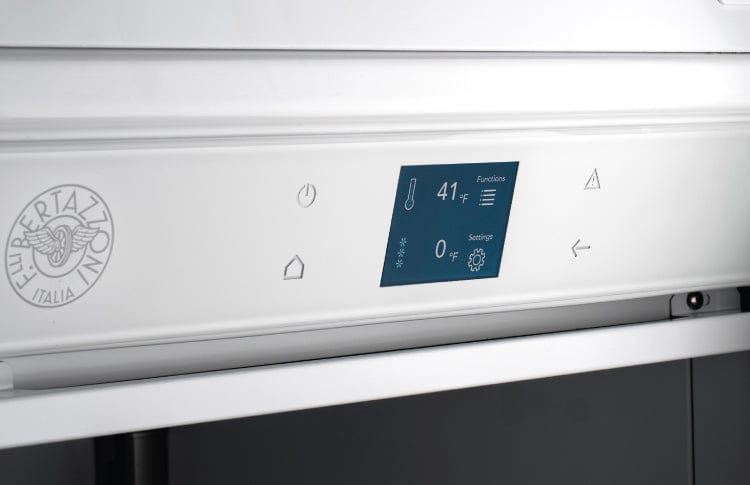 Bertazzoni 36 inch Right Door Stainless Steel Built-In Bottom Mount Refrigerator REF36BMBIXRT I Luxury Appliances Direct