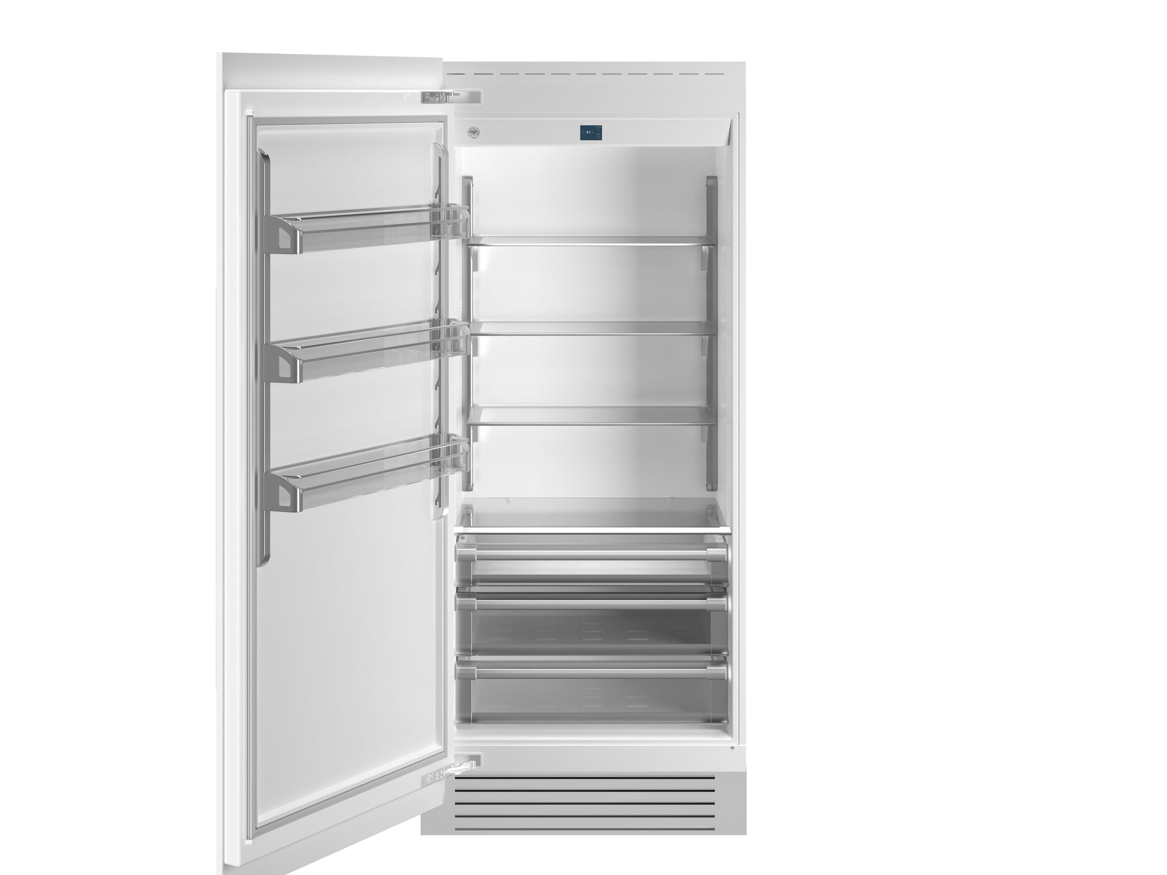 Bertazzoni 36 inch Built-in Refrigerator Column With Left Swing Door REF36RCPRL/23 I Luxury Appliances Direct