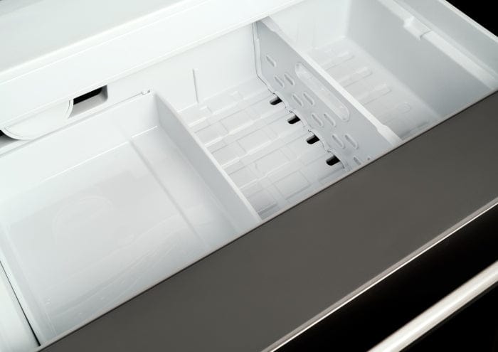 Bertazzoni 36 inch Stainless Steel Freestanding French Door Refrigerator REF36FDFIXNV I Luxury Appliances Direct