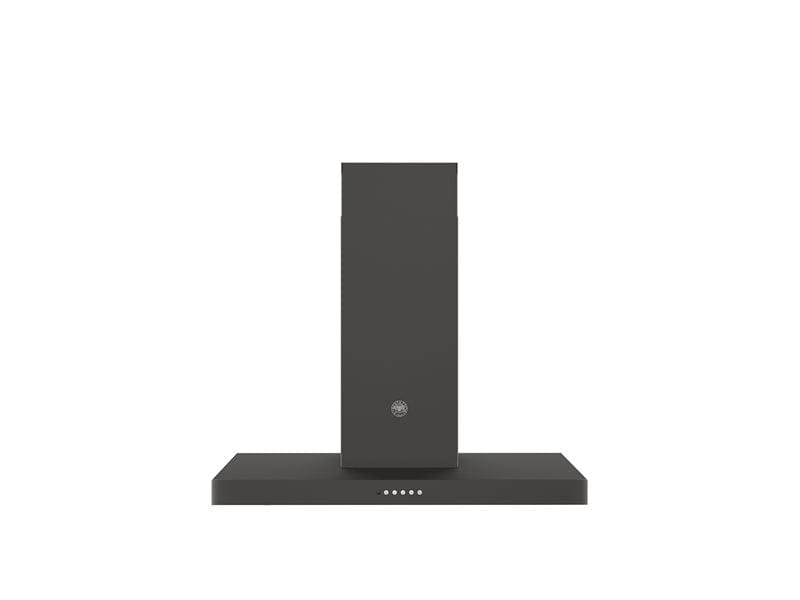 Bertazzoni 36 inch Carbonio T-Shape Wall Mount Hood With 600 CFM Motor KT36CAT I Luxury Appliances Direct