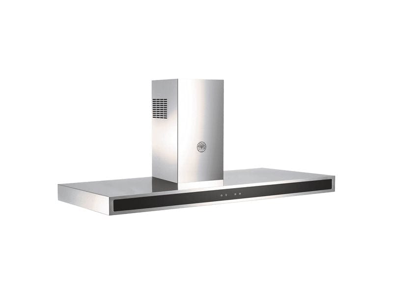 Bertazzoni 36 inch Stainless Steel Glass Front Wall Mount Hood With 600 CFM Motor KG48X I Luxury Appliances Direct