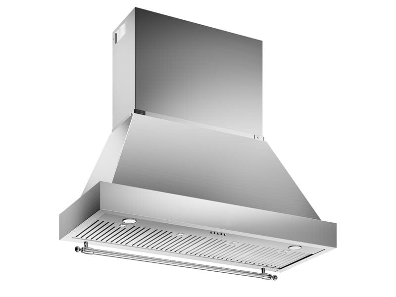 Bertazzoni Heritage Series 48" Wall Mount Base Hood With 600 CFM Motor K48HERTX I Luxury Appliances Direct