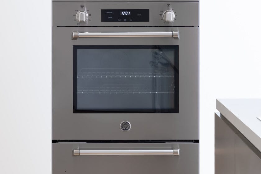 Bertazzoni Master Series 30" 4.1 Cu.Ft. Stainless Steel Self-Clean Convection Electric Wall Oven MAST30FSEXV I Luxury Appliances Direct