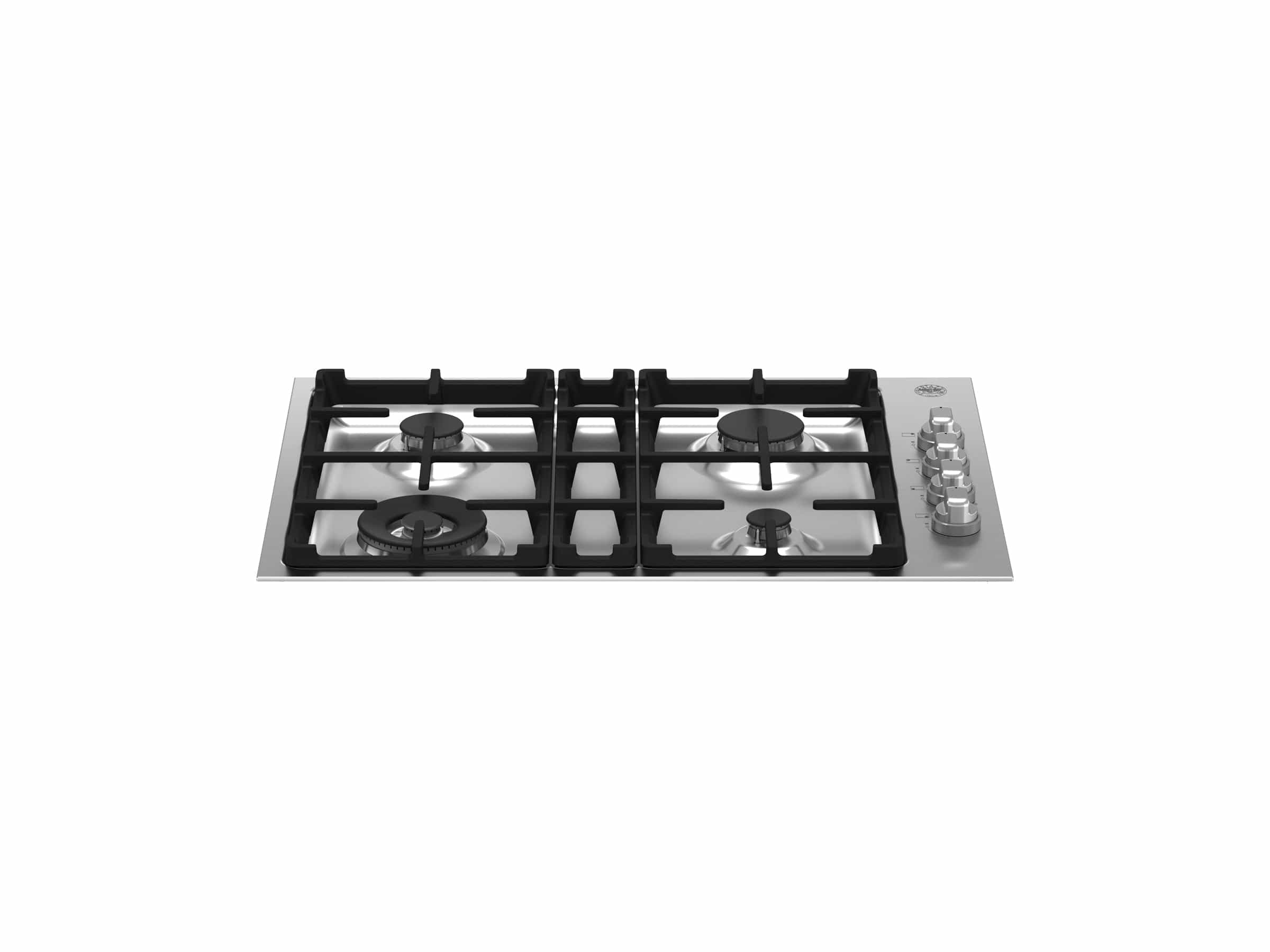 Bertazzoni Master Series 30" 4-Burner Stainless Steel Drop-in Gas Cooktop MAST304QXE I Luxury Appliances Direct