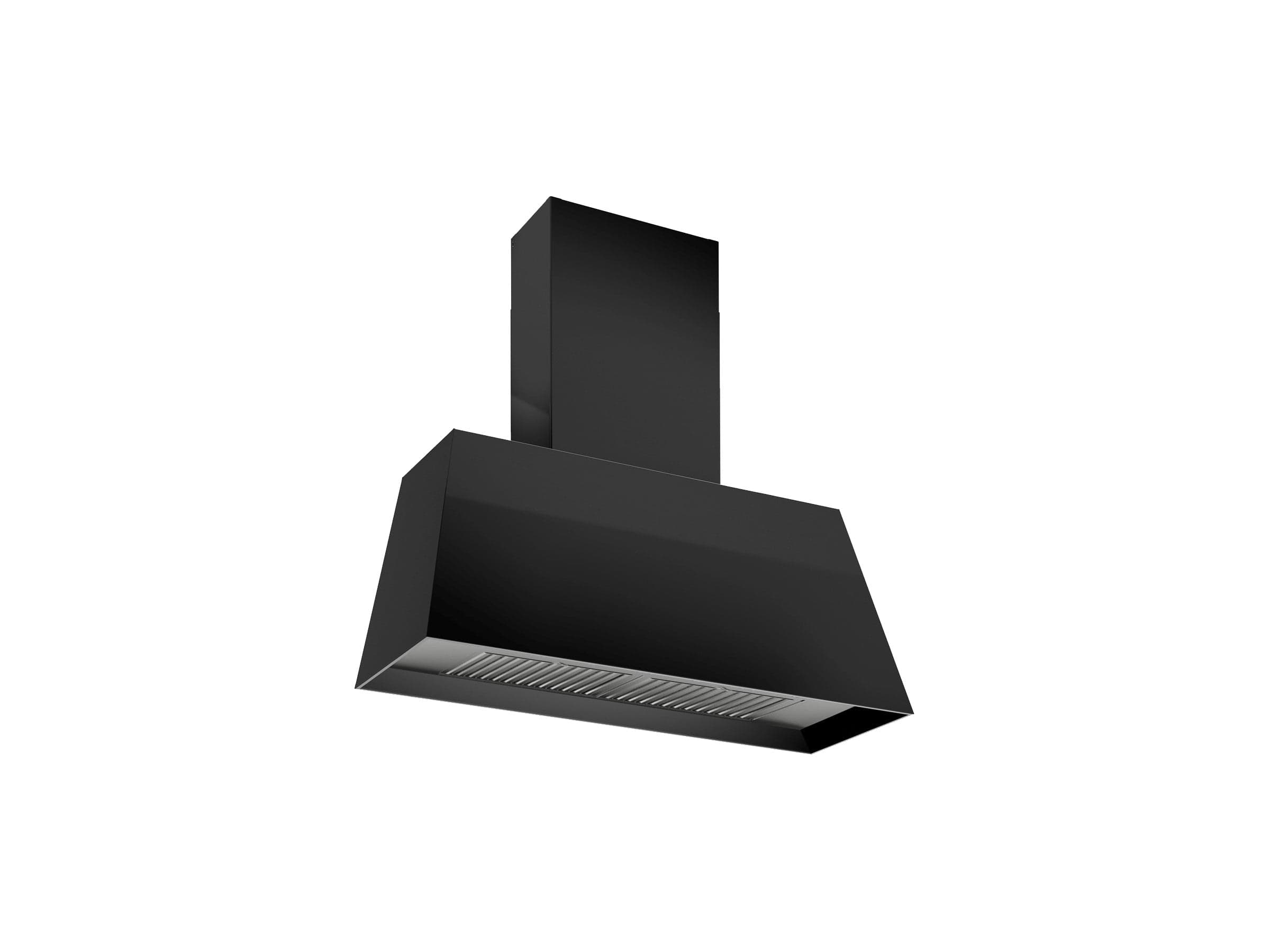 Bertazzoni Master Series 30" Nero Matt Contemporary Wall Mount Canopy Hood With 600 CFM Motor KMC30NE I Luxury Appliances Direct