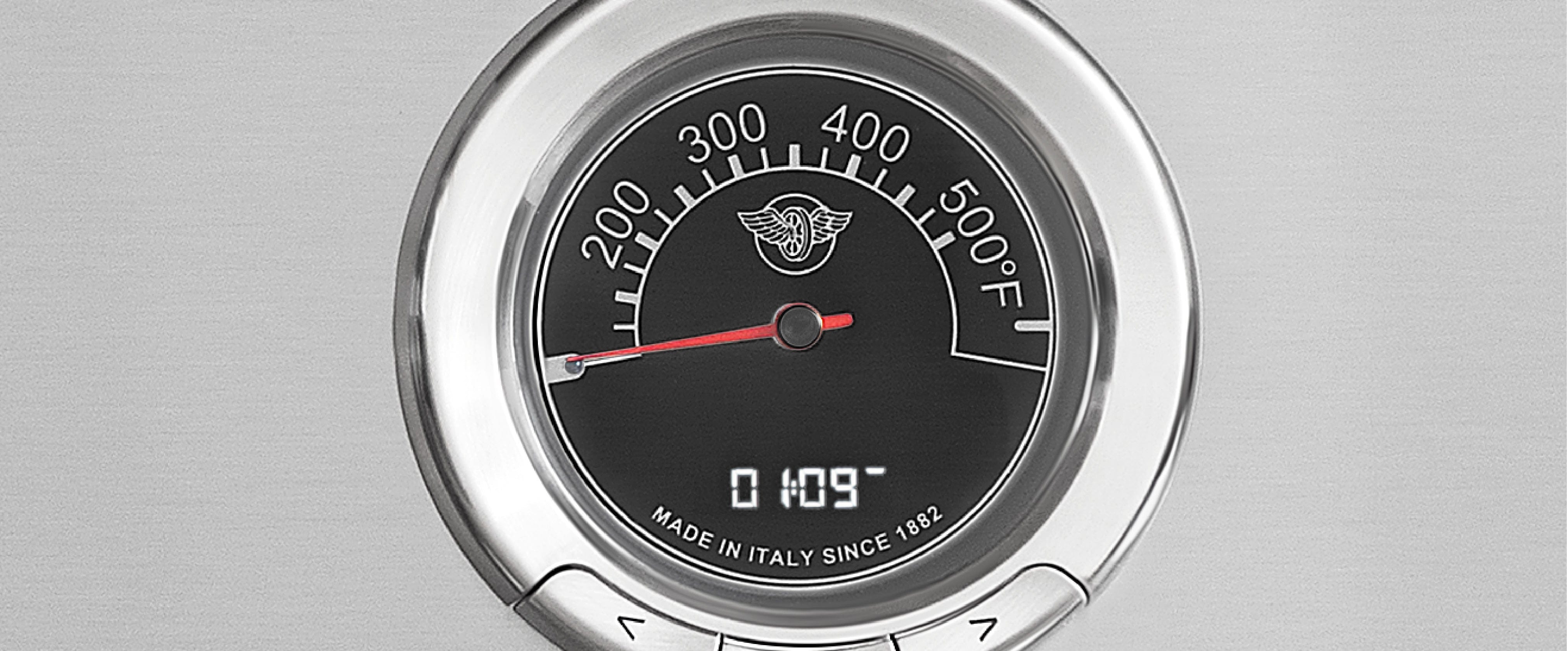 Bertazzoni Master Series 36" 6 Brass Burners Stainless Steel Freestanding Propane Gas Range With 5.9 Cu.Ft. Oven and Cast Iron Griddle MAS366BCFGMXT-LP I Luxury Appliances Direct