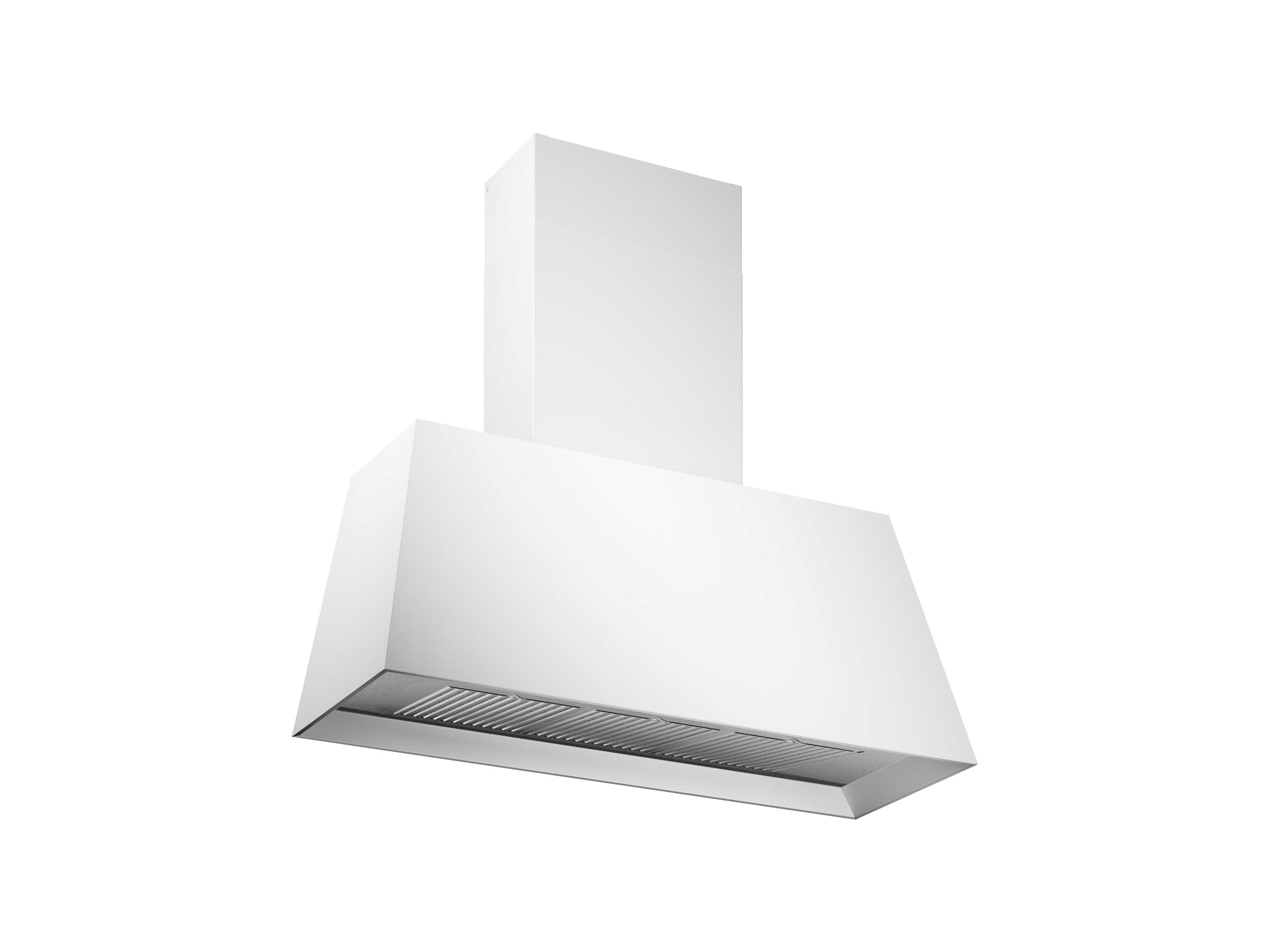 Bertazzoni Master Series 36" Bianco Matt Contemporary Wall Mount Canopy Hood With 600 CFM Motor KMC36BI I Luxury Appliances Direct