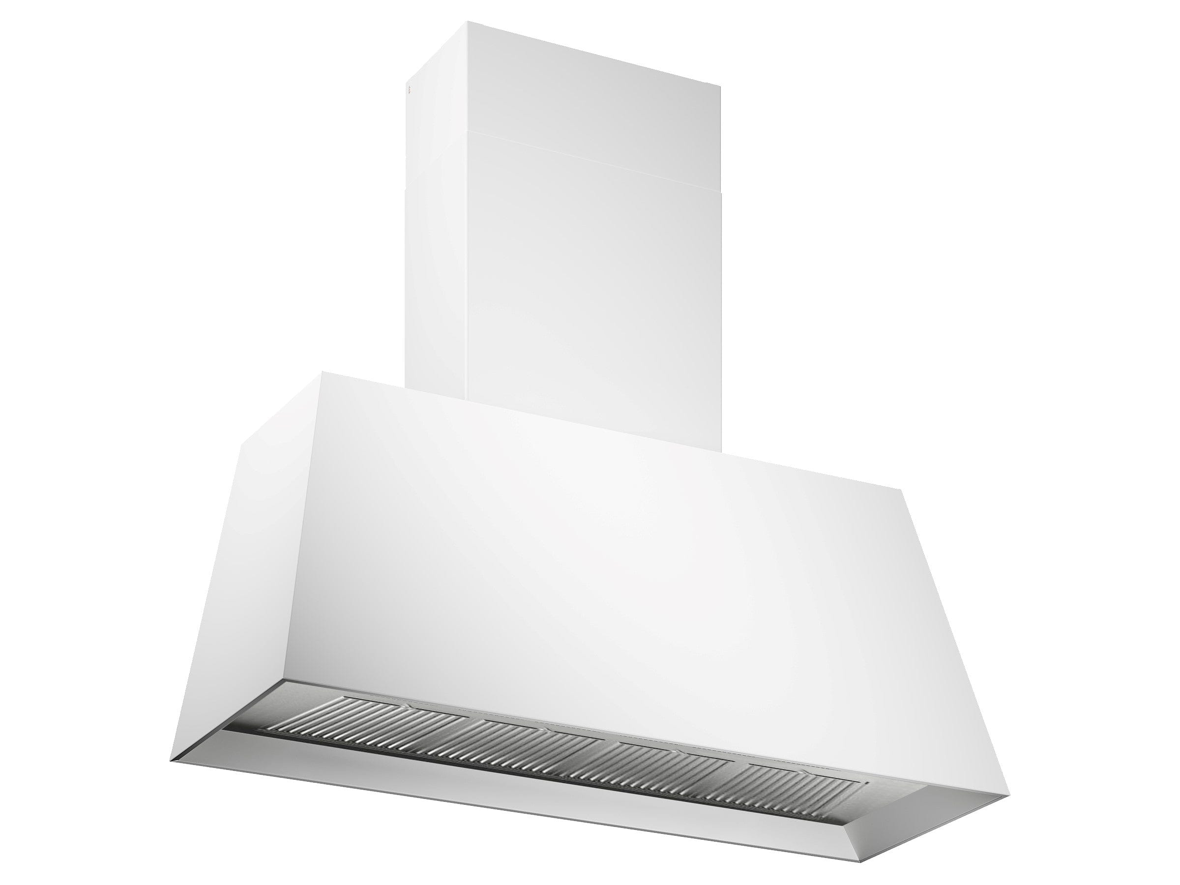 Bertazzoni Master Series 48" Bianco Matt Contemporary Wall Mount Canopy Hood With 600 CFM Motor KMC48BI I Luxury Appliances Direct