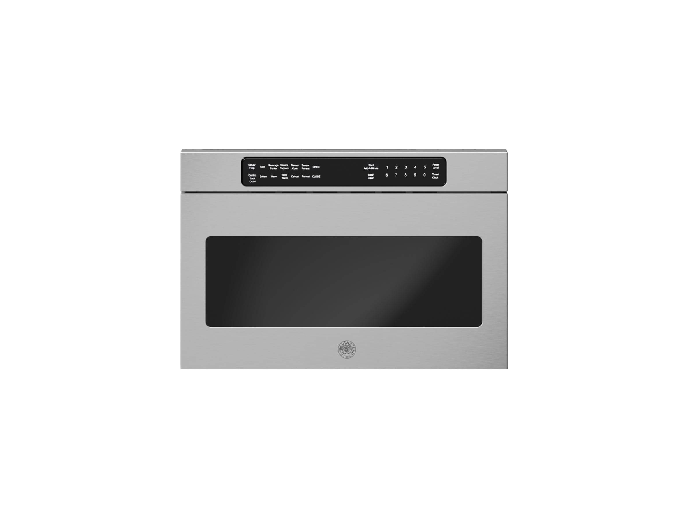 Bertazzoni Professional Series 24" 1.2 Cu.Ft. Stainless Steel Electric Microwave Drawer MD24X I Luxury Appliances Direct