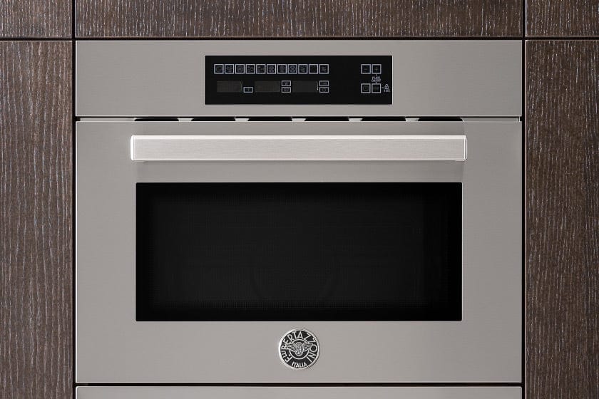 Bertazzoni Professional Series 24" 1.34 Cu.Ft. Stainless Steel Convection Electric Speed Oven PROF24SOEX I Luxury Appliances Direct