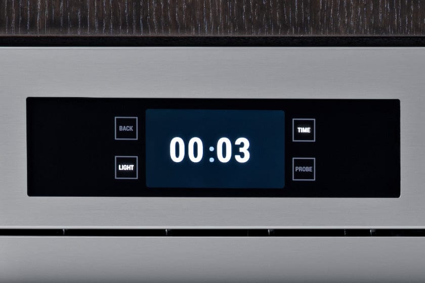 Bertazzoni Professional Series 30" 8.2 Cu.Ft. Double Stainless Steel Self-Clean Convection Electric Wall Oven With Bertazzoni Assistant PROF30FDEXT I Luxury Appliances Direct