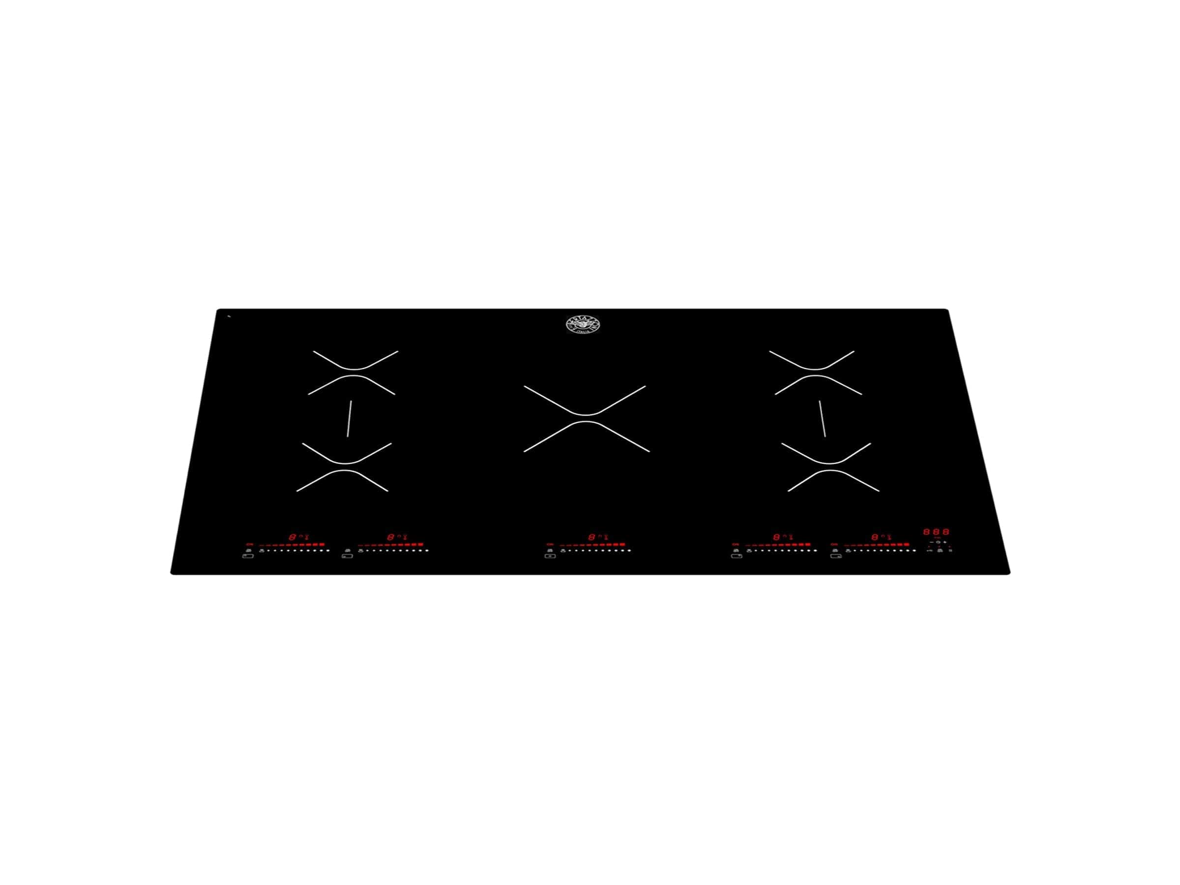 Bertazzoni Professional Series 36" 5 Heating Zones Nero Induction Cooktop P365IAE I Luxury Appliances Direct