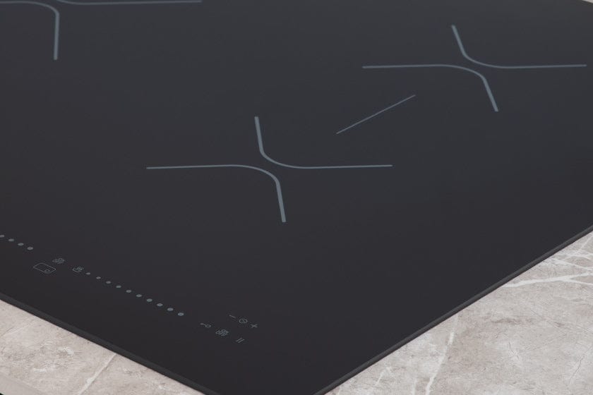 Bertazzoni Professional Series 36" 5 Heating Zones Nero Induction Cooktop P365IAE I Luxury Appliances Direct