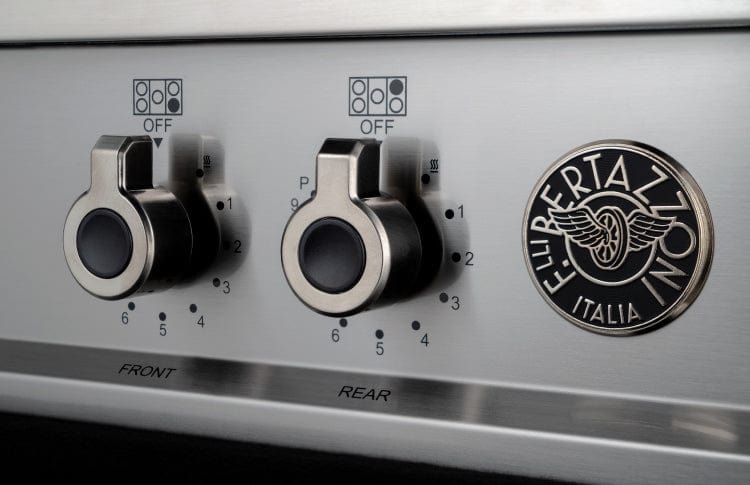 Bertazzoni Professional Series 36" 5 Heating Zones Stainless Steel Induction Rangetop PROF365IRTXT I Luxury Appliances Direct
