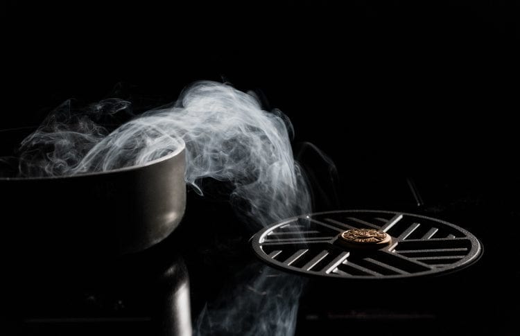 Bertazzoni Professional Series 36" Nero Black Glass Induction Downdraft Cooktop PE364IDDNET I Luxury Appliances Direct