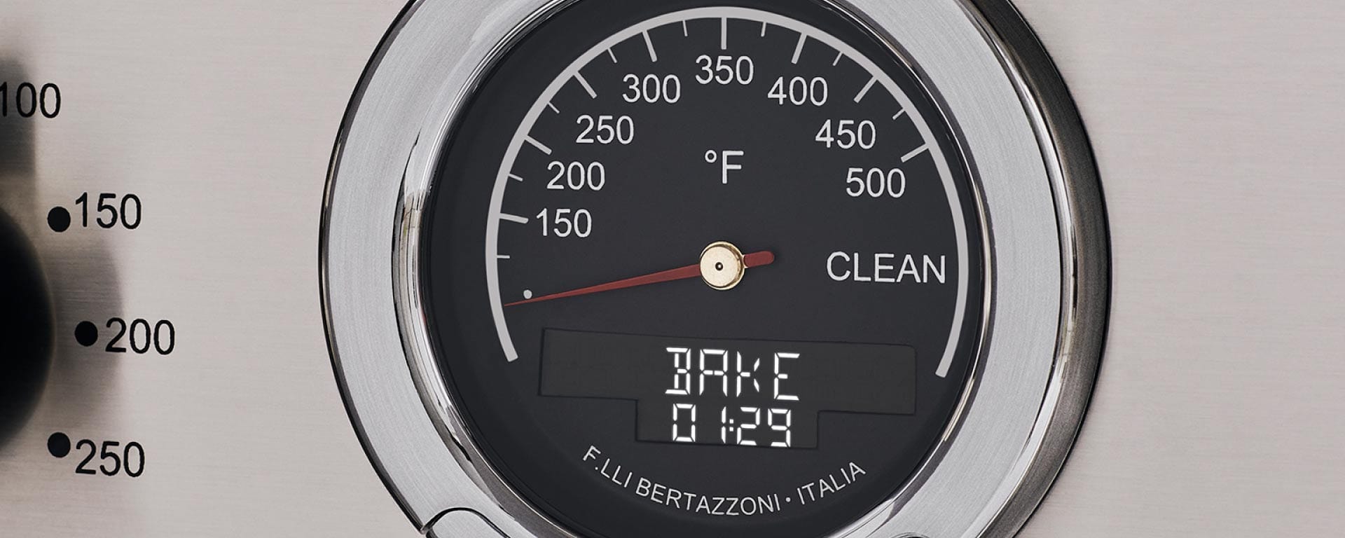 Bertazzoni Professional Series 48" 6 Brass Burners Rosso Freestanding Dual Fuel Range With 7 Cu.Ft. Electric Self-Clean Oven and Griddle PROF486GDFSROT I Luxury Appliances Direct