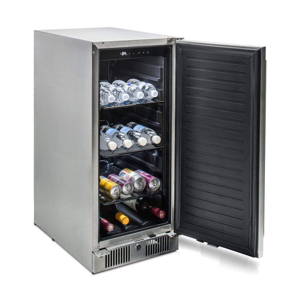 Blaze 15" 3.2 Cu.Ft. Outdoor Refrigerator BLZ-SSRF-15 I Luxury Appliances Direct