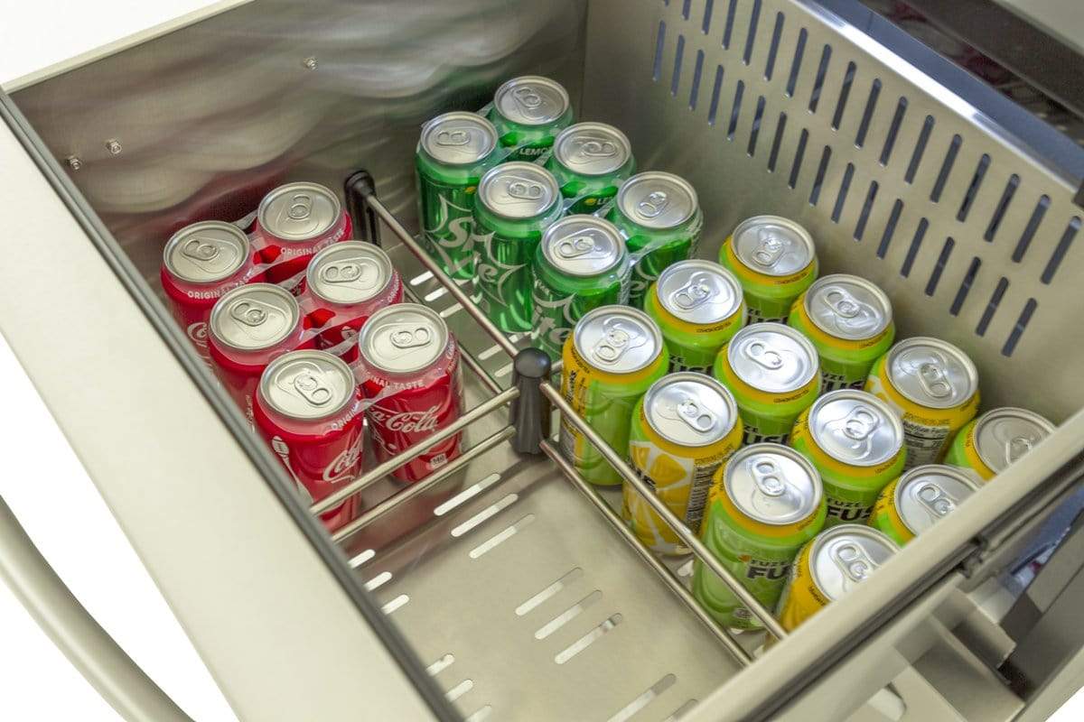 Blaze Double Drawer Refrigerator BLZ-SSRF-DBDR5.1 I Luxury Appliances Direct