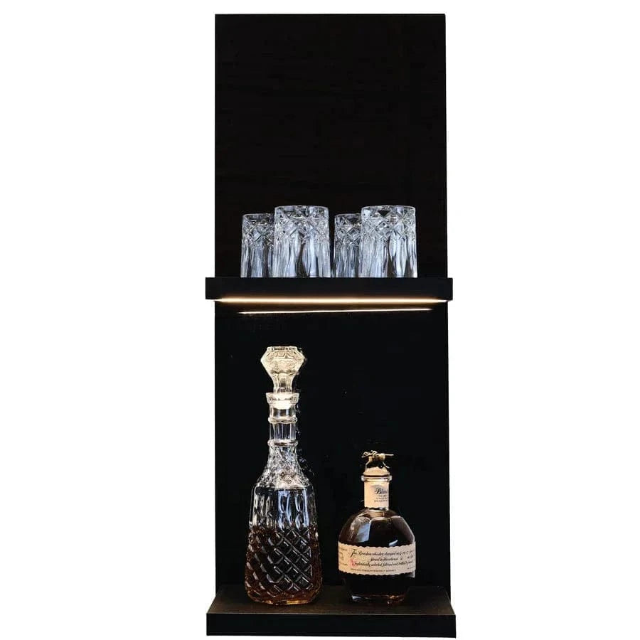 Blue Grouse 3 Foot Flat Black Vinyl Floating Shelves 3FT-SHELVES-K