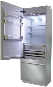 Fhiaba Brilliance Series 30" Stainless Steel Refrigerator BKI30Bi I Luxury Appliances Direct