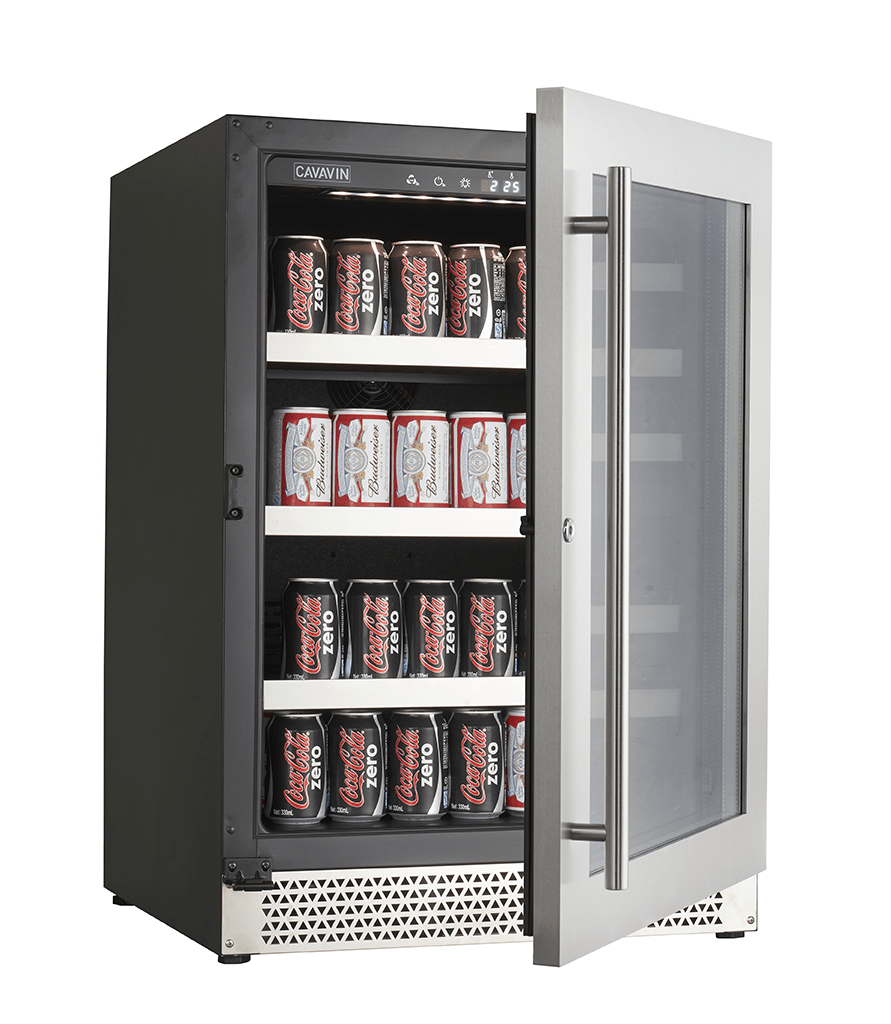 Cavavin Vinoa 24" Beverage Center with 126 Cans & 6 Bottles Capacity V-050BVC I Luxury Appliances Direct