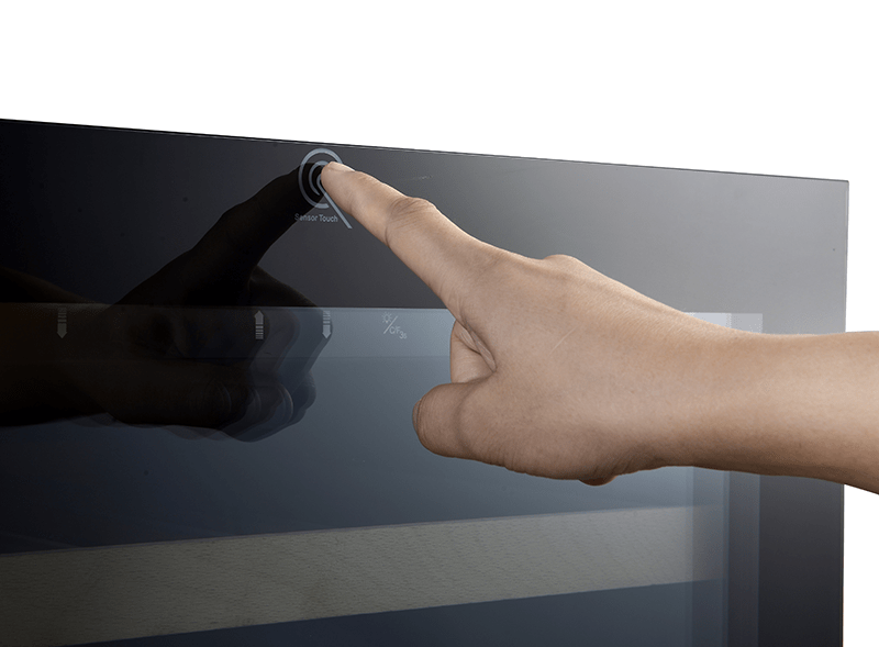 Cavavin Vinoa 24" Full Glass Door with 41 Bottle Capacity V-041WDZFG I Luxury Appliances Direct