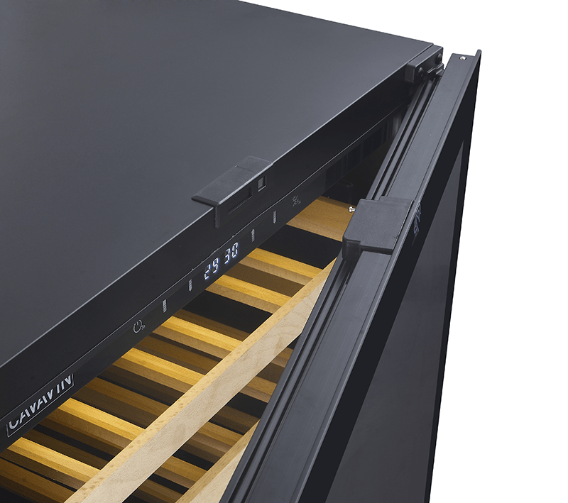 Cavavin Vinoa 24" Full Glass Door with 41 Bottle Capacity V-041WDZFG I Luxury Appliances Direct