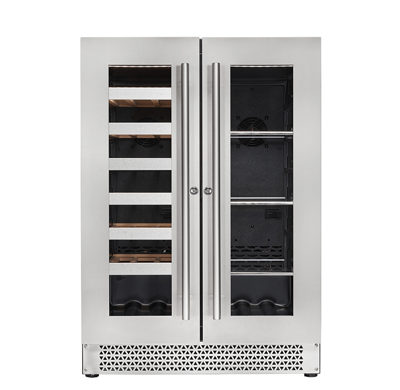 Cavavin Vinoa 24" Wine Cellar and Beverage Center with 21 Bottles & 66 Cans Capacity V-87WBVC I Luxury Appliances Direct