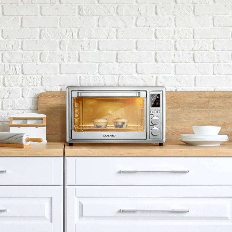 Cosmo 12-inch Electric Air Fryer Toaster Oven COS-317AFOSS I Luxury Appliances Direct