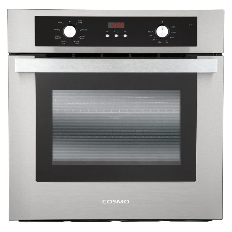 Cosmo 24-inch Electric Built-In Wall Oven in Stainless Steel C51EIX I Luxury Appliances Direct