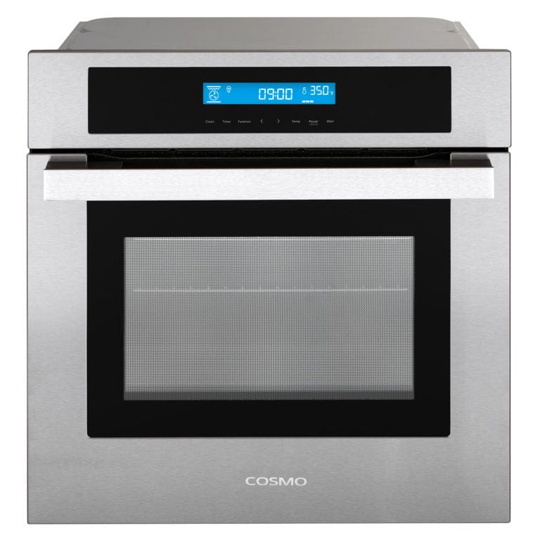 Cosmo 24-inch Electric Wall Oven in Stainless Steel C106SIX-PT I Luxury Appliances Direct