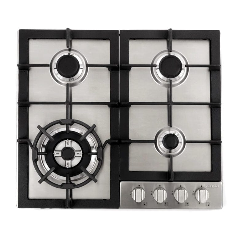 Cosmo 24-inch Gas Cooktop with 4 Sealed Burners COS-640STX-E I Luxury Appliances Direct