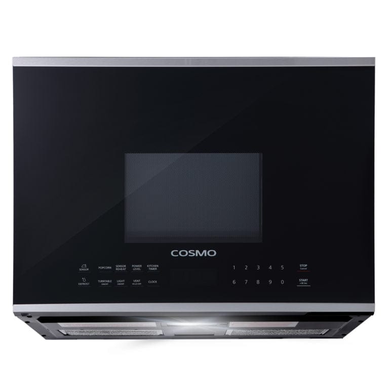 Cosmo 24-inch Over the Range Microwave with Vent Fan COS-2413ORM1SS I Luxury Appliances Direct