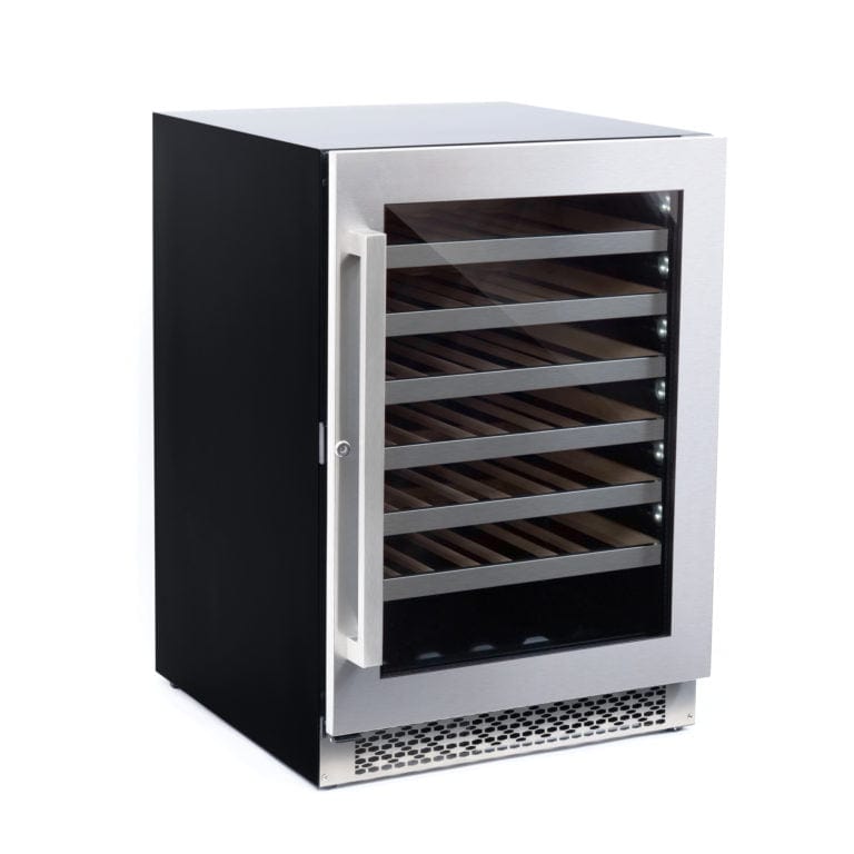 Cosmo 24-inch Stainless Steel 48-Bottle Wine Cooler COS-24BIWCS I Luxury Appliances Direct
