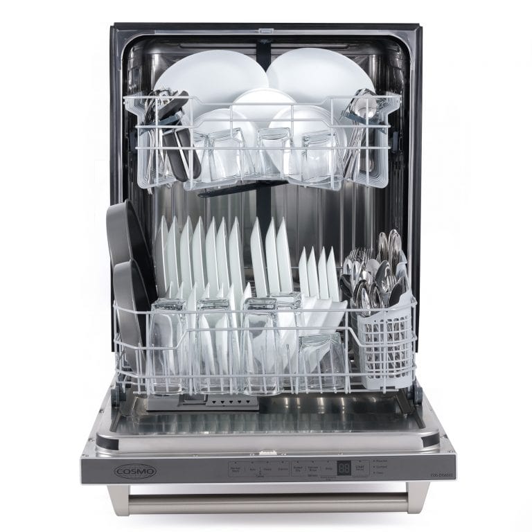 Cosmo 24-inch Top Control Built-In Tall Tub Dishwasher COS-DIS6502 I Luxury Appliances Direct