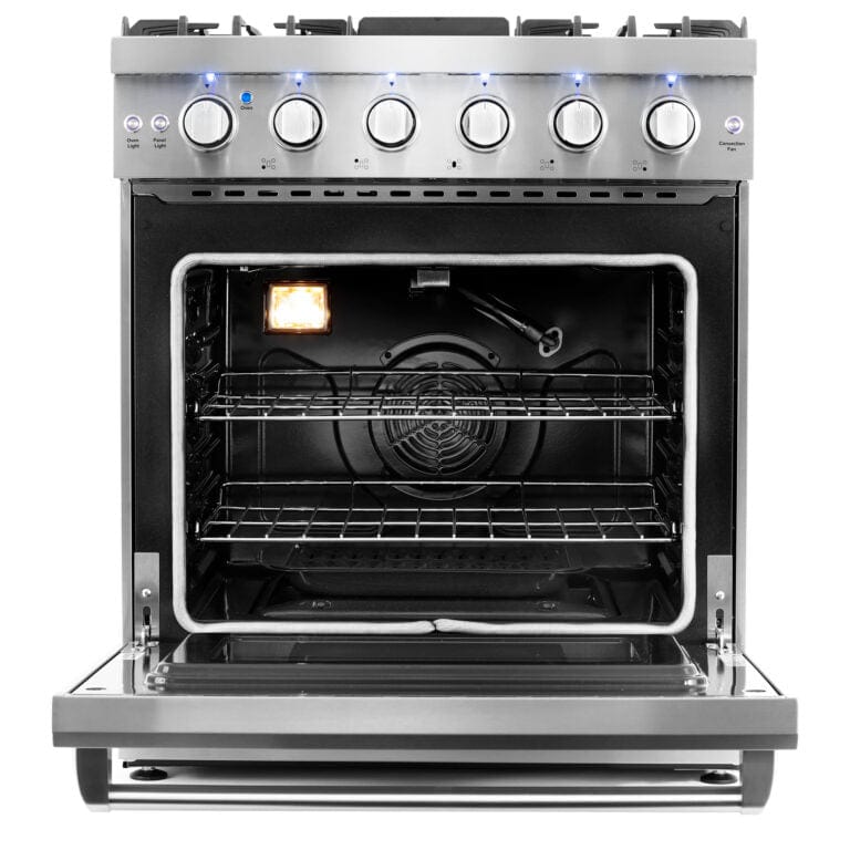 Cosmo 30-inch 4.5 cu. ft. Slide-In Freestanding Gas Range COS-EPGR304 I Luxury Appliances Direct