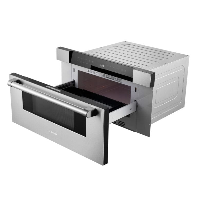 Cosmo 30-inch Microwave Drawer in Stainless Steel COS-MWD3012GSS I Luxury Appliances Direct