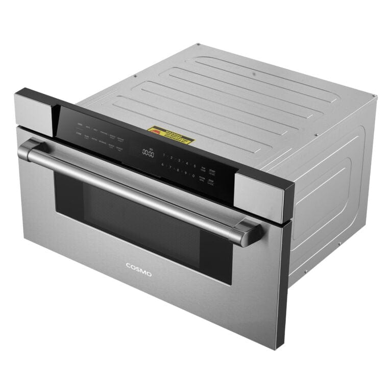 Cosmo 30-inch Microwave Drawer in Stainless Steel COS-MWD3012GSS I Luxury Appliances Direct