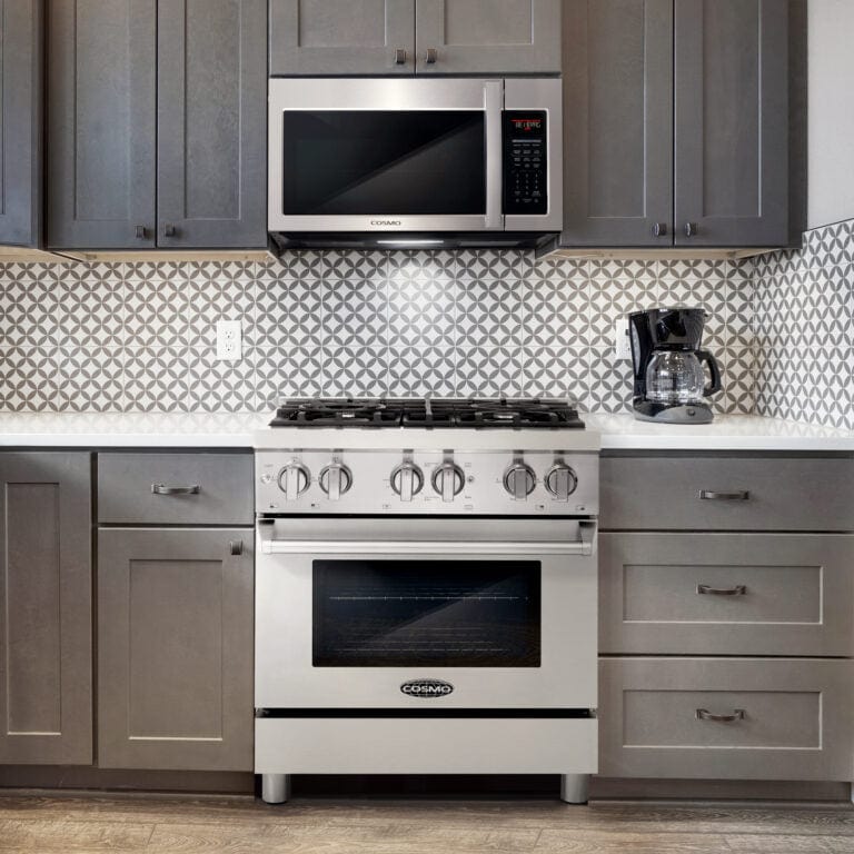 Cosmo 30-inch Over the Range Microwave Oven COS-3019ORM2SS I Luxury Appliances Direct