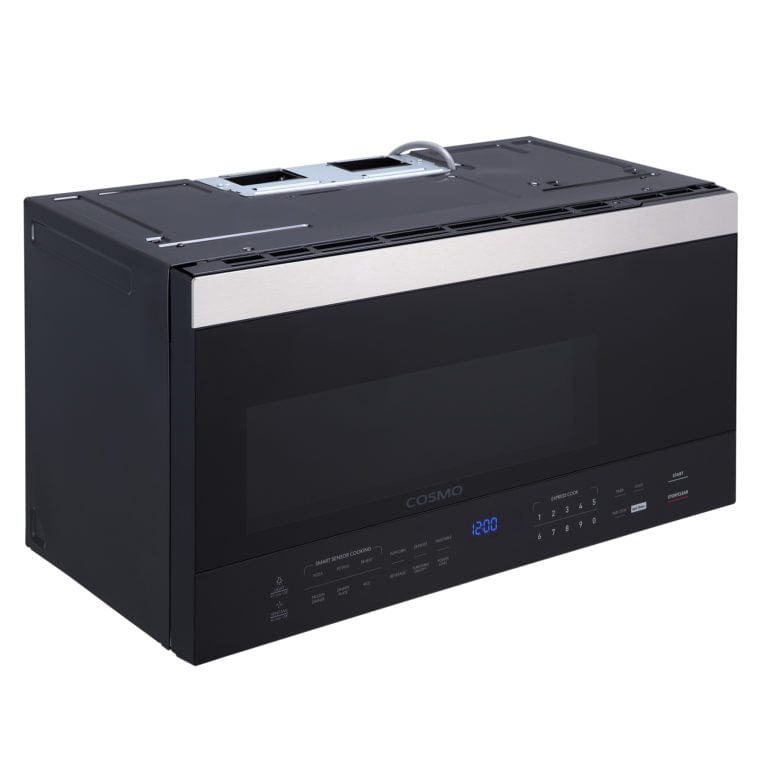 Cosmo 30-inch Over the Range Microwave with Vent Fan COS-3016ORM1SS I Luxury Appliances Direct