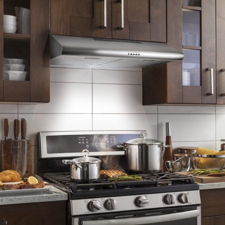 Cosmo 30-inch Under Cabinet Range Hood in Stainless Steel COS-5MU30 I Luxury Appliances Direct