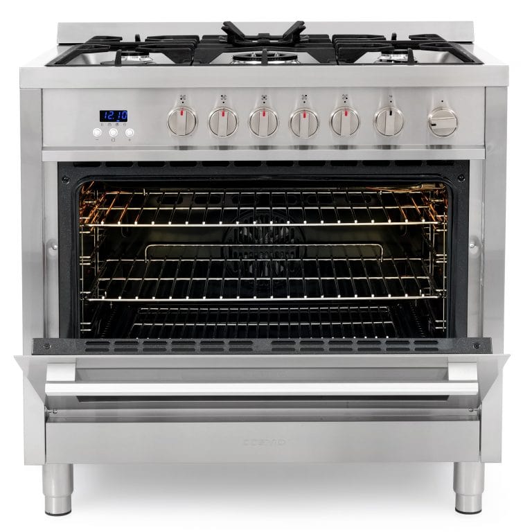 Cosmo 36-inch 3.8 cu. ft. Single Oven Gas Range COS-965AGFC I Luxury Appliances Direct